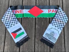 Palestine Flag, Palestine Scarf keffiyeh & Muffler , Logo Flag