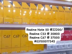 Realme Note50 Realme C51 Realme C53 / C67 Best Rates available 0