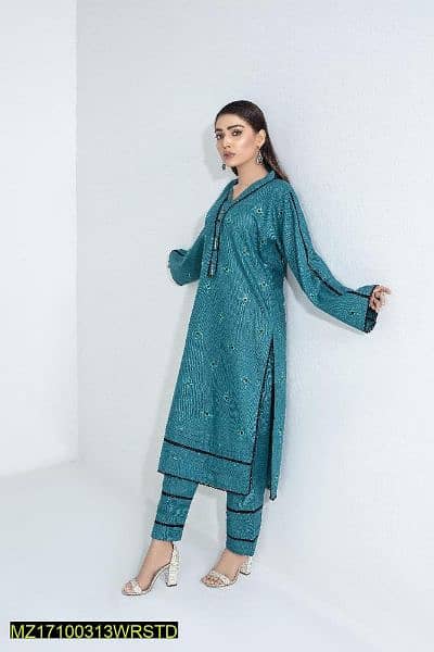 •  Fabric: Khaddar
•  Shirt Front: Embroidered 1