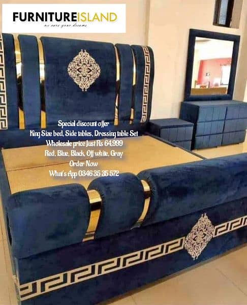 Special Discount offer on bed set wholesale price Just 57,500 0