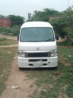 Honda Acty van available for rent with driver