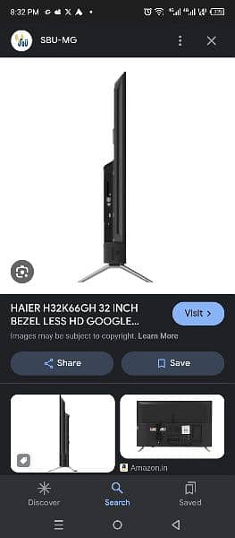 LED LCD TV Haier 32" Remote Control 1