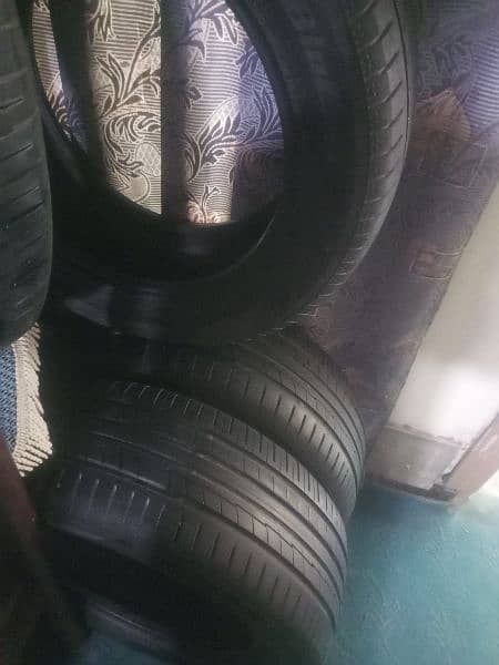 Yokohama blue earth 16 size grande altis tyres in new condition 100% 7
