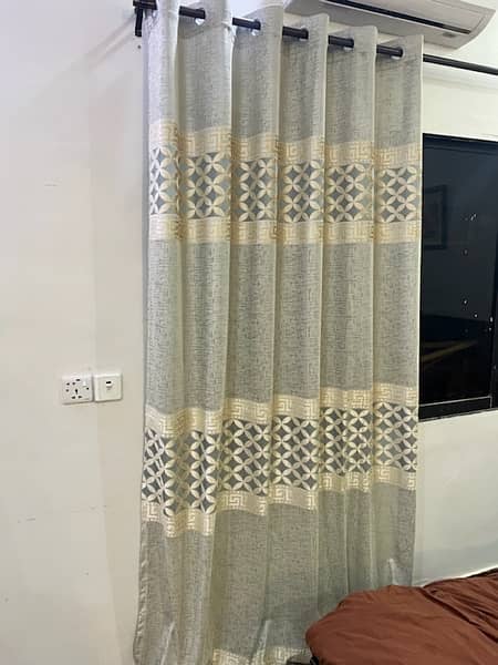 NEW Full size Grey Curtains 2