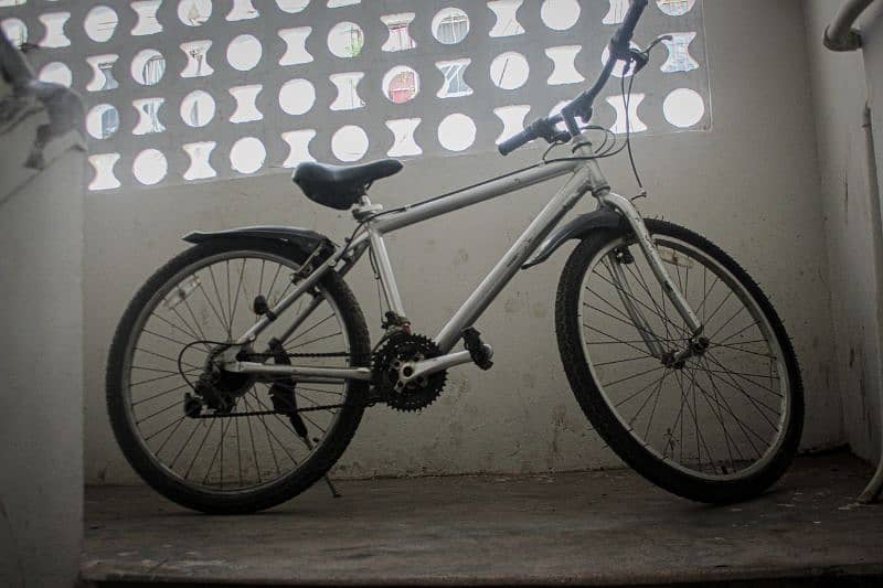 FULL SIZE BICYCLE WITH ALUMINIUM BODY WITH DOUBLE 8 GEARS BICYCLE 2