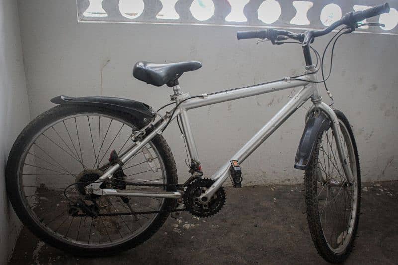 FULL SIZE BICYCLE WITH ALUMINIUM BODY WITH DOUBLE 8 GEARS BICYCLE 3
