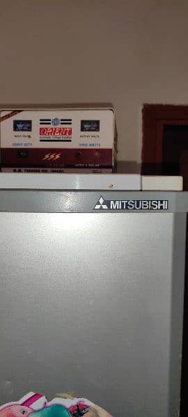 Mitsubishi Large Size Refrigerator with 3000 W Voltage stabiliser 1