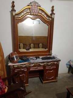 Dressing table and double bed