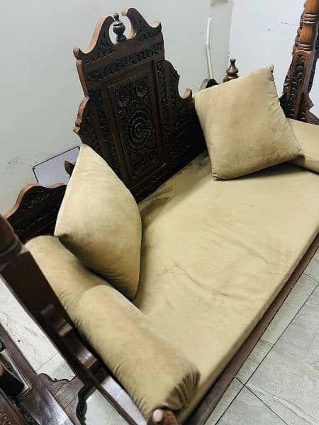 Traditional Wooden Swing Chair 1