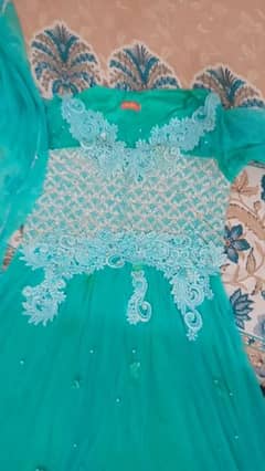 Net Embroidery work Macxi party and wedding