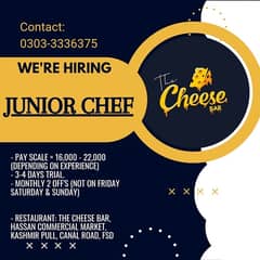 Junior Level chef