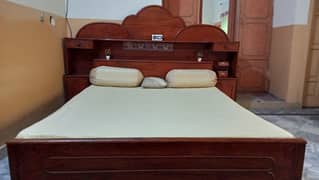 Wooden King Size Double Bed 0