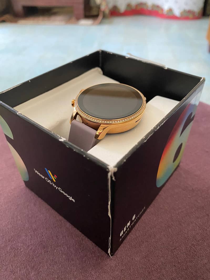 Fossil Gen 6 44mm Smartwatch  - Purple Silicone (Women's Watch) 7