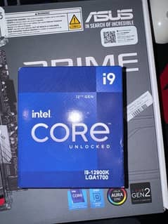 Intel Core I9 12900K,AsusPrime Z790-V AX,RipJaws DDR5 32 GB Ram Bundle