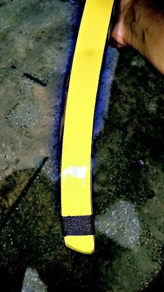 Tape Ball Bat German Coconet 2024 New Edition color yellow and black. 2