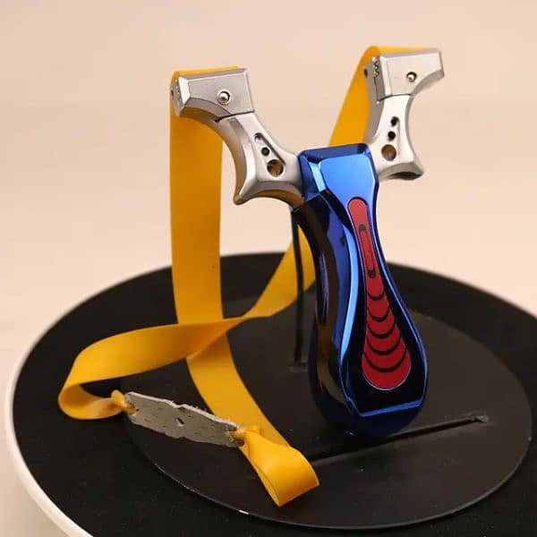Blue Power Metal Catapult along with Single rubber 1