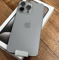 Iphone 15 pro max PTA approved box pack no open 256 gb