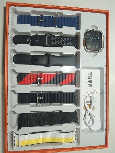 Ultra 7 in 1 Smart Watch 7 Straps 4