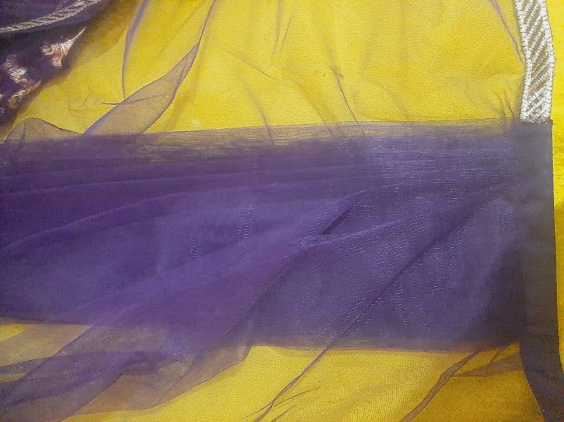 stitched plum colored saree 2