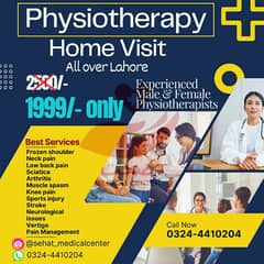 experienced Physiotherapists available in all over Lahore
