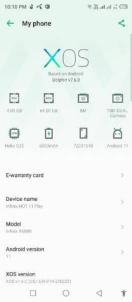 infinix hot 9 play 10 by 10 condition 0