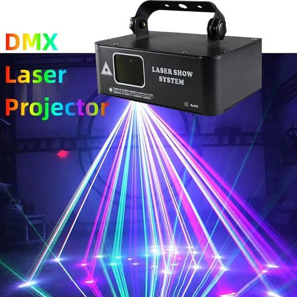 RGB Home Decor Laser Beam party DJ Disco Stage wall Light Effec 0