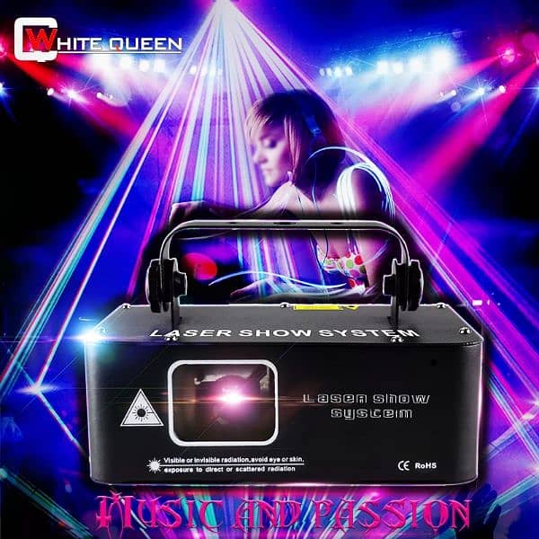 RGB Home Decor Laser Beam party DJ Disco Stage wall Light Effec 8