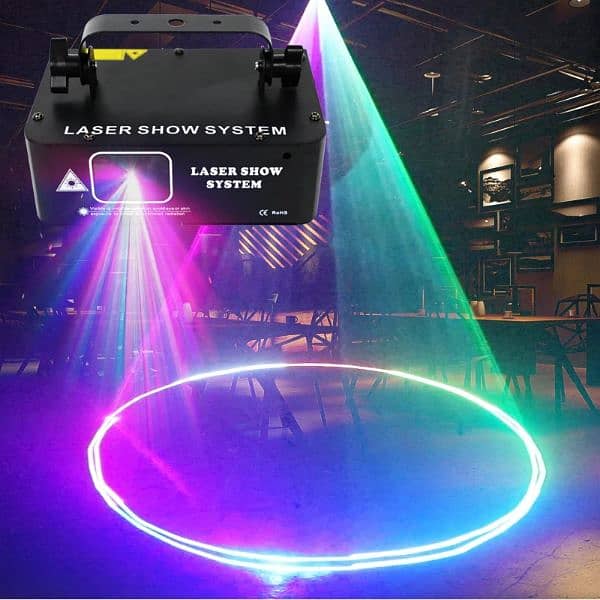 RGB Home Decor Laser Beam party DJ Disco Stage wall Light Effec 12