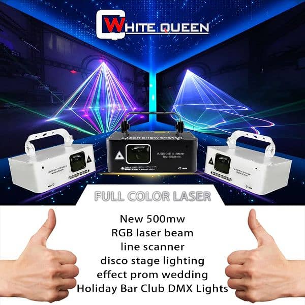 RGB Home Decor Laser Beam party DJ Disco Stage wall Light Effec 15