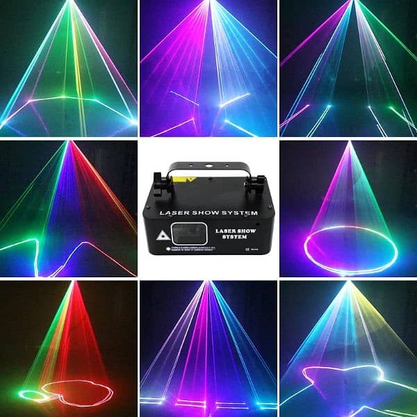 RGB Home Decor Laser Beam party DJ Disco Stage wall Light Effec 16