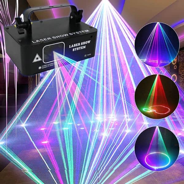 RGB Home Decor Laser Beam party DJ Disco Stage wall Light Effec 17