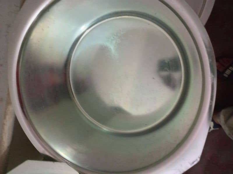 Patila New anodized silver 2 pots size #9(24 ltr)+ #10(29 ltr). 6