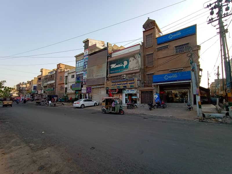 120 Yards Building On Main Road For Sale In North Karachi Near Powerhouse Chowrangi &Bara Mobile Market 13