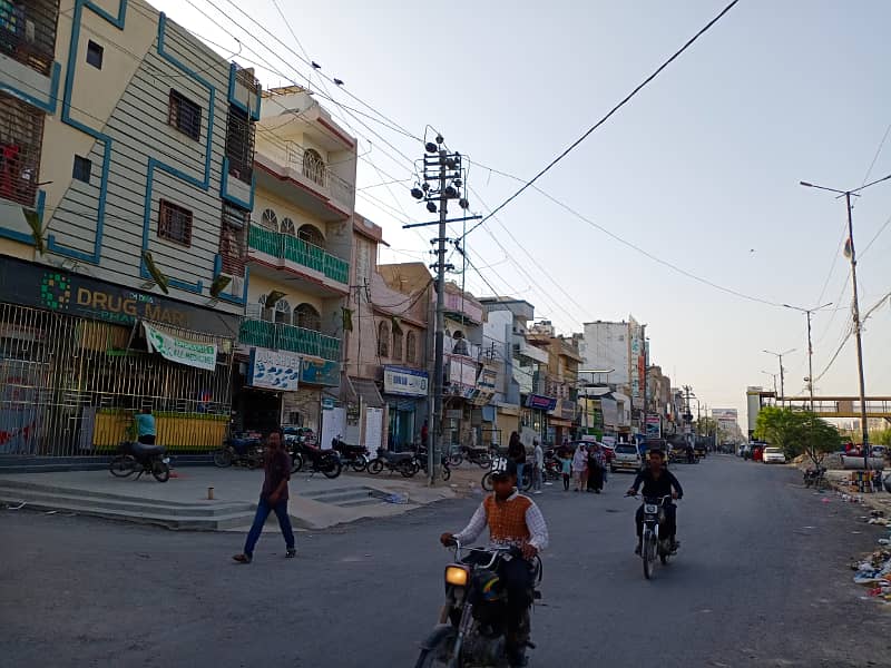 120 Yards Building On Main Road For Sale In North Karachi Near Powerhouse Chowrangi &Bara Mobile Market 16