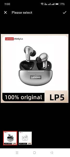 Lenovo LP5 Original Bluetooth Earphones Earbuds 1