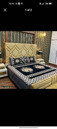 luxury bed set available in low price