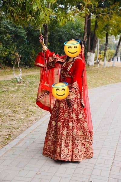 Mehndi dress  one time wear 4