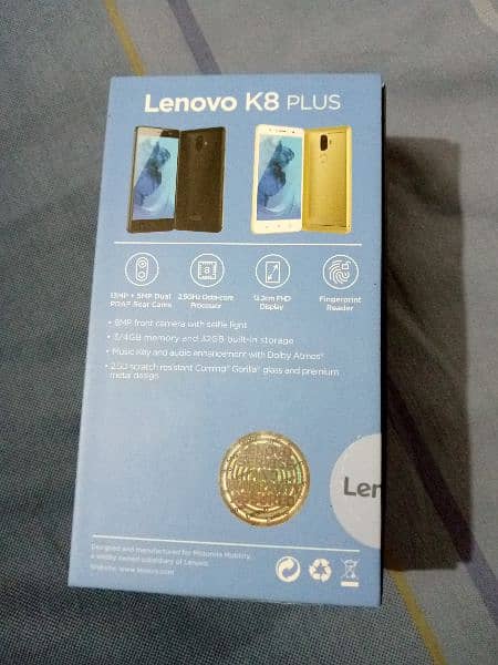 Lenovo K8 Plus with Box 6