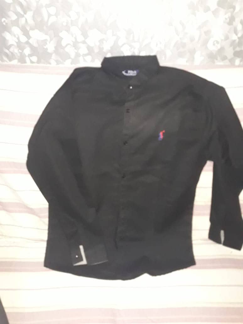 polo shirt black 3