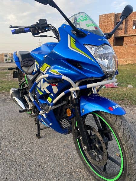 Suzuki gixxer Gxr gixer heavy bike touring bike 3