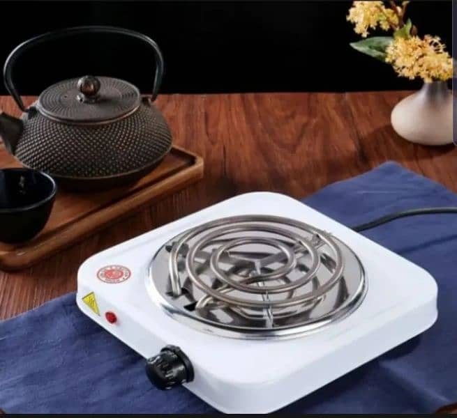 Electric Stove for cooking, Hot Plate heat up in just 2 mins, 1000W, 1