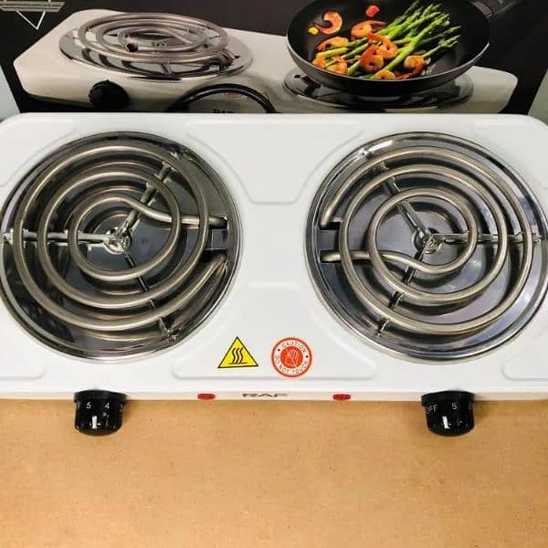 Electric Stove for cooking, Hot Plate heat up in just 2 mins, 1000W, 5