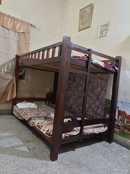 Bunk Bed with Pure Sheeshum Wood. 2