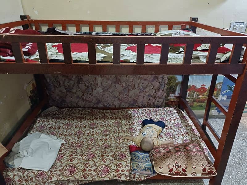 Bunk Bed with Pure Sheeshum Wood. 3