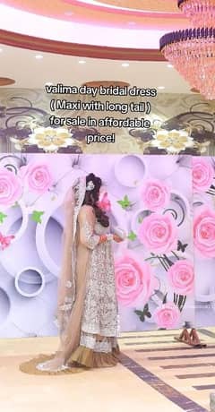 Valima Bridal Dress ( Long tail Maxi)