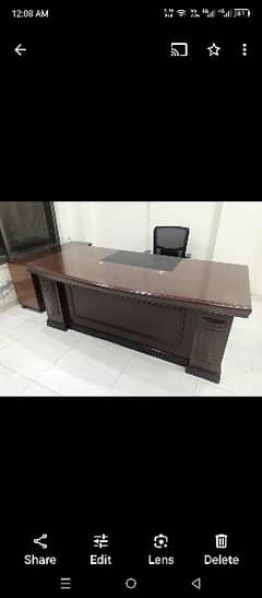 office table / executive office table / side table / drawer trolley