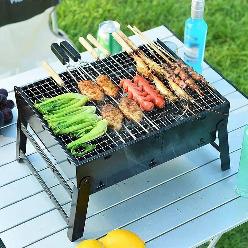Stainless Steel Foldable BBQ Grill Big Size 2