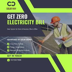 GET ZERO ELECTRICITY BILL WITH SOLAR WAY SOLAR SYSTEM