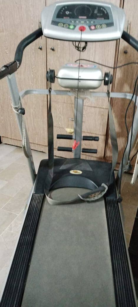 Treadmill Machine with Vibrator Belt & Dips options 0