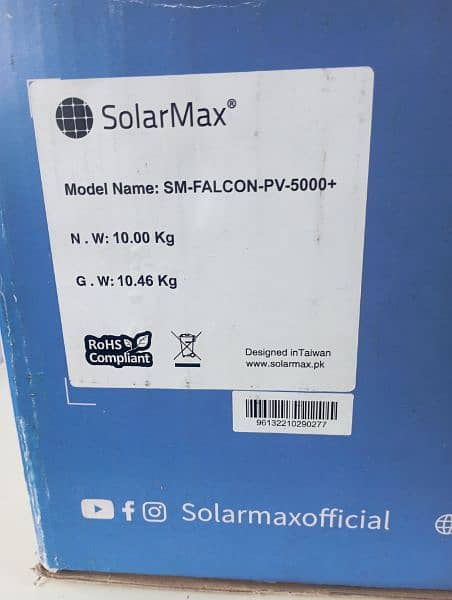 Solar max inverter 5kw new 3